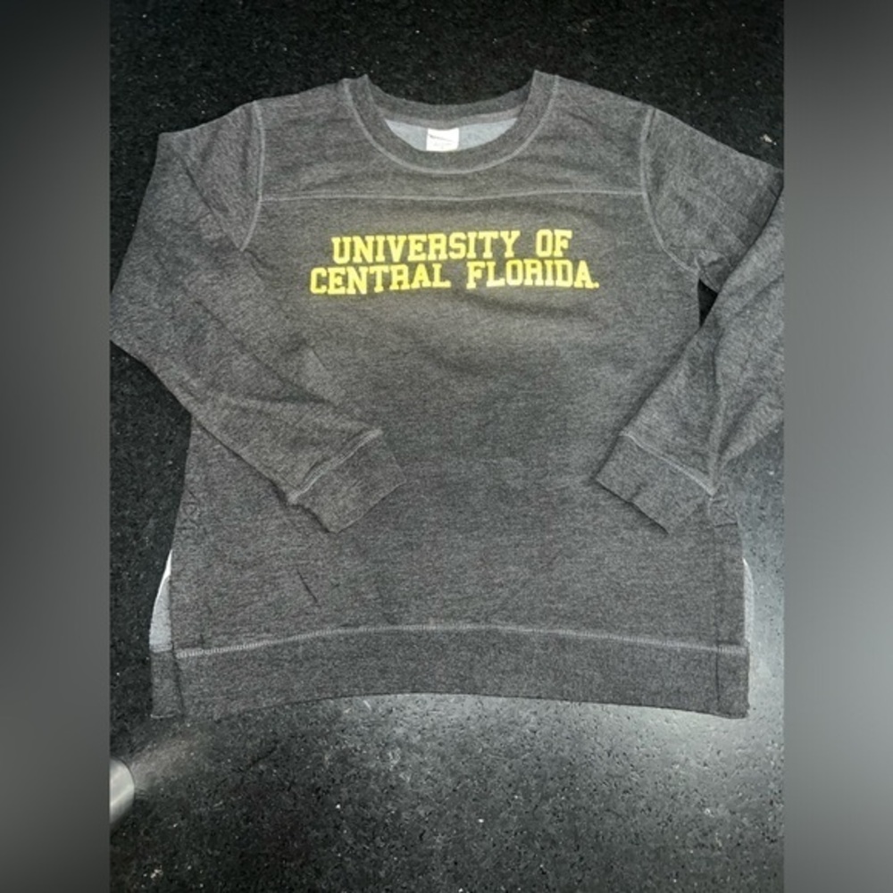 UEC UCF UNIVERSITY OF CENTRAL FLORIDA GREY SWEATSHIRT SZ S